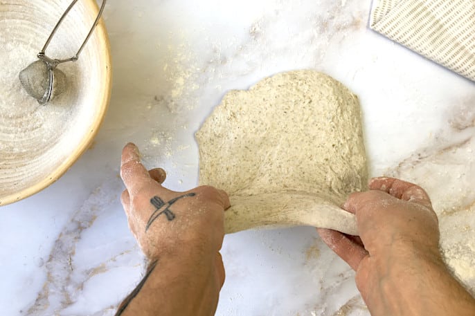 sourdough final shape 07 686 My Chef Recipe