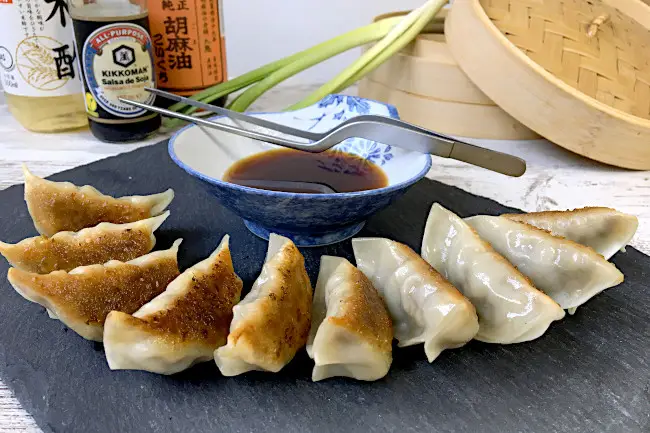 Essa vai pra quem ama gyoza 🥟✨ #culinariaasiatica #gyoza