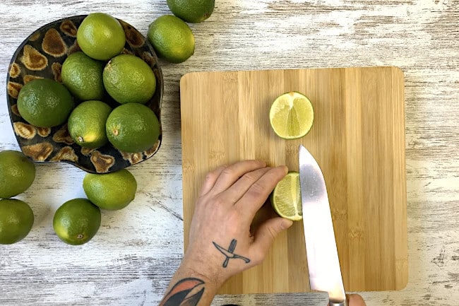 how to cut limes