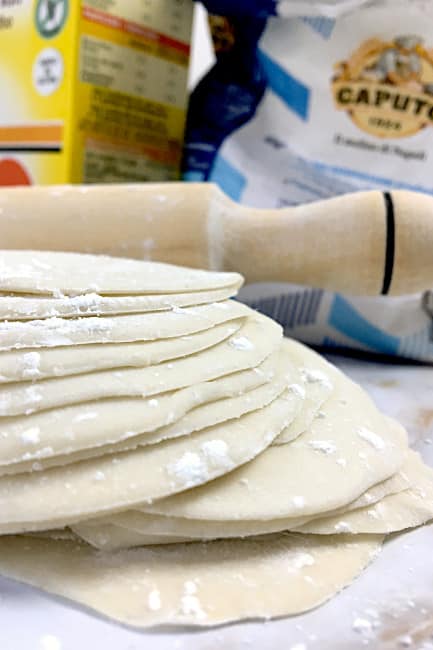 How to make Gyoza wrappers
